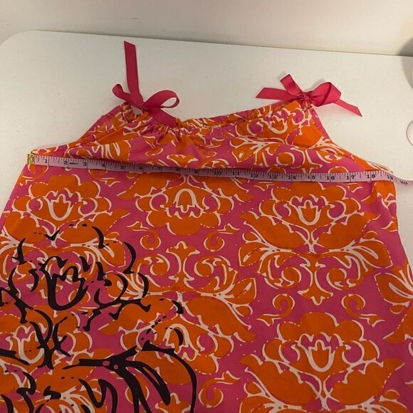Hannah Anderson pink and orange tie dress size 150 - Picture 6 of 6